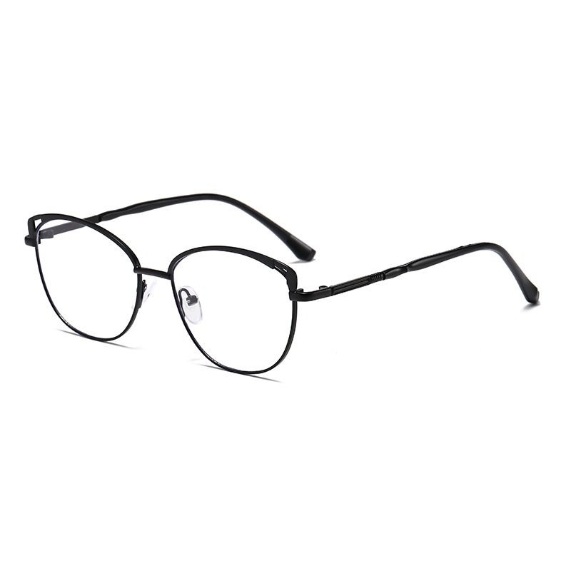 MK25041 New  Metal Cat Eye Anti Blue Light Glasses Blocking Photochromic Photogray Lunett Shades Eyewear Spectacles Female Eyeglasses 1PC
