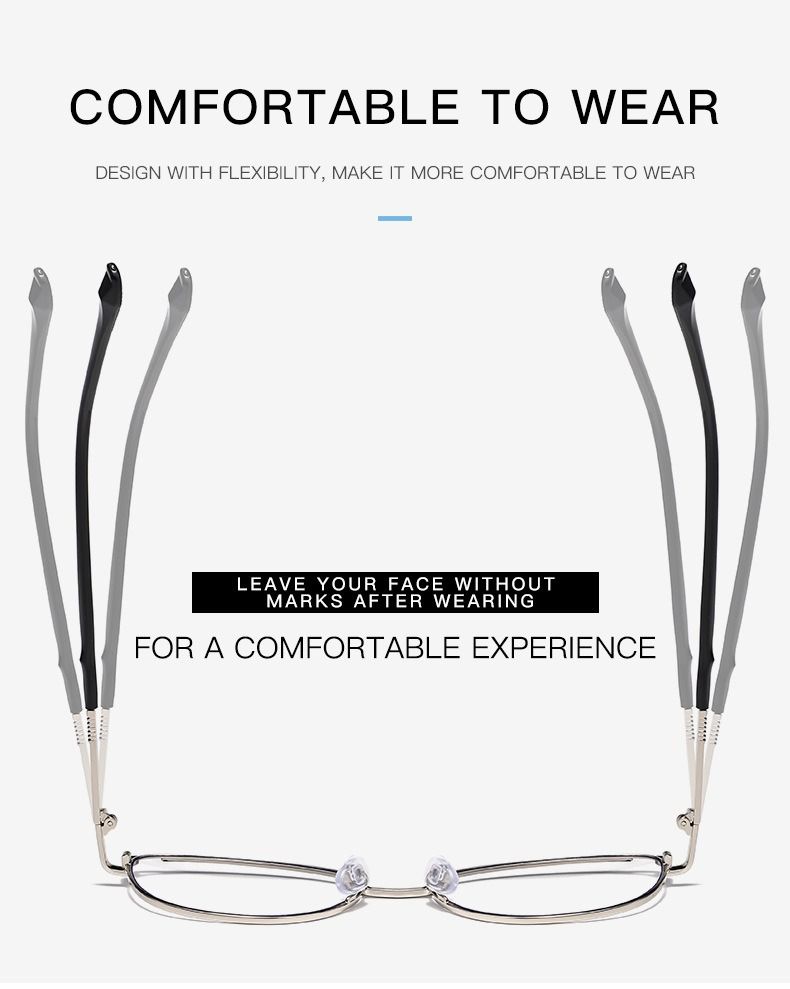 MK25041 New  Metal Cat Eye Anti Blue Light Glasses Blocking Photochromic Photogray Lunett Shades Eyewear Spectacles Female Eyeglasses 1PC