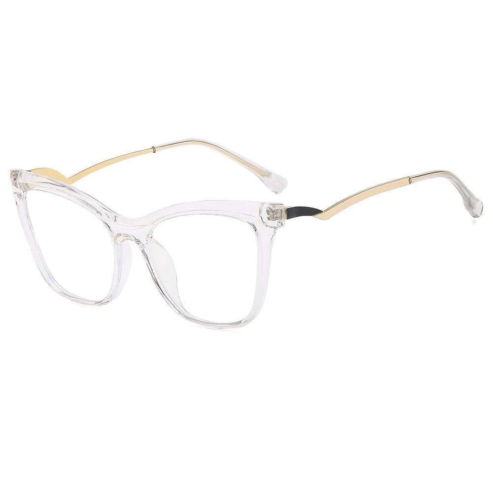 Oversized Women Cat Eye Anti Blue Light Prescription Optical Frames Glasses Sexy Women Eyewear Frames 1PC