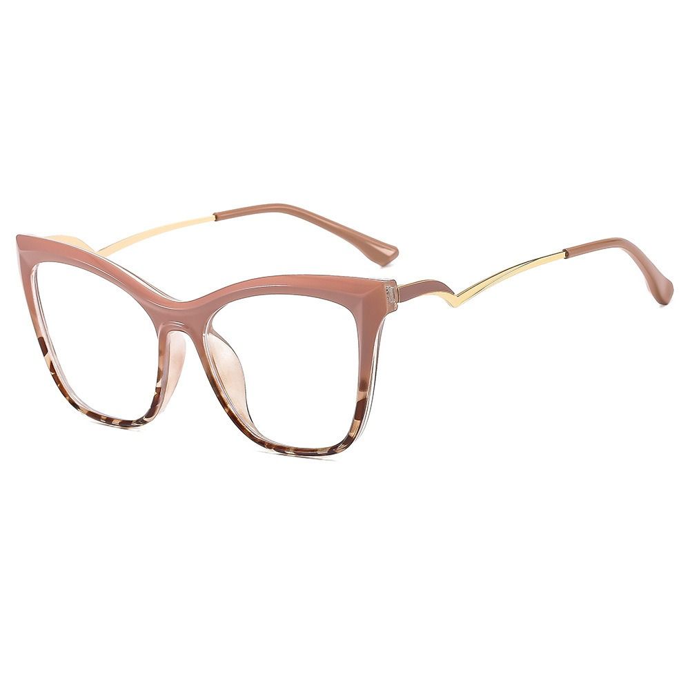 Oversized Women Cat Eye Anti Blue Light Prescription Optical Frames Glasses Sexy Women Eyewear Frames 1PC