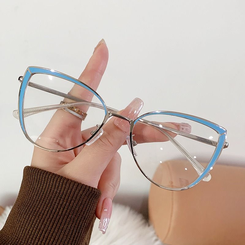 Cat Eye Photogrey Anti Blue Light Photochromic Women Glasses Eyewear Anti Reflection Wholesale Eyeglasses Frames 1PC