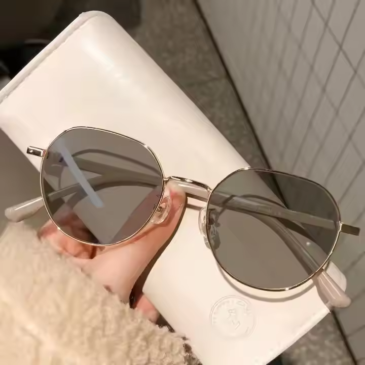 Photochromic Anti Radiation Eyeglasses For Women Men Computer Goggles Replaceable Lens Eyeglasses 1PC