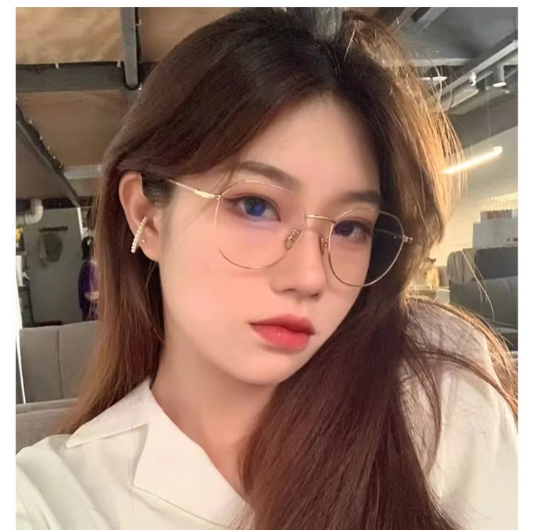 Photochromic Anti Radiation Eyeglasses For Women Men Computer Goggles Replaceable Lens Eyeglasses 1PC