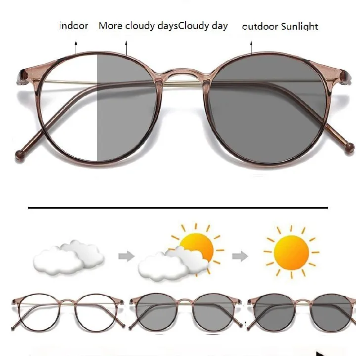 Anti Radiation Photochromic Sunglasses for Women Men Anti Blue Light Protection Eyeglasses UV400 1PC