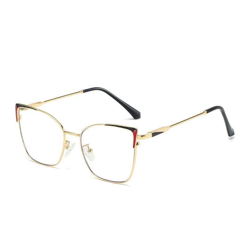 Latest Photochromic Glasses Retro Women Glasses Lunettes Spectacle Frame Eyeglasses Cat Eye Glasses Metal Frames 1pc