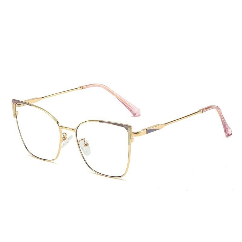 Latest Photochromic Glasses Retro Women Glasses Lunettes Spectacle Frame Eyeglasses Cat Eye Glasses Metal Frames 1pc