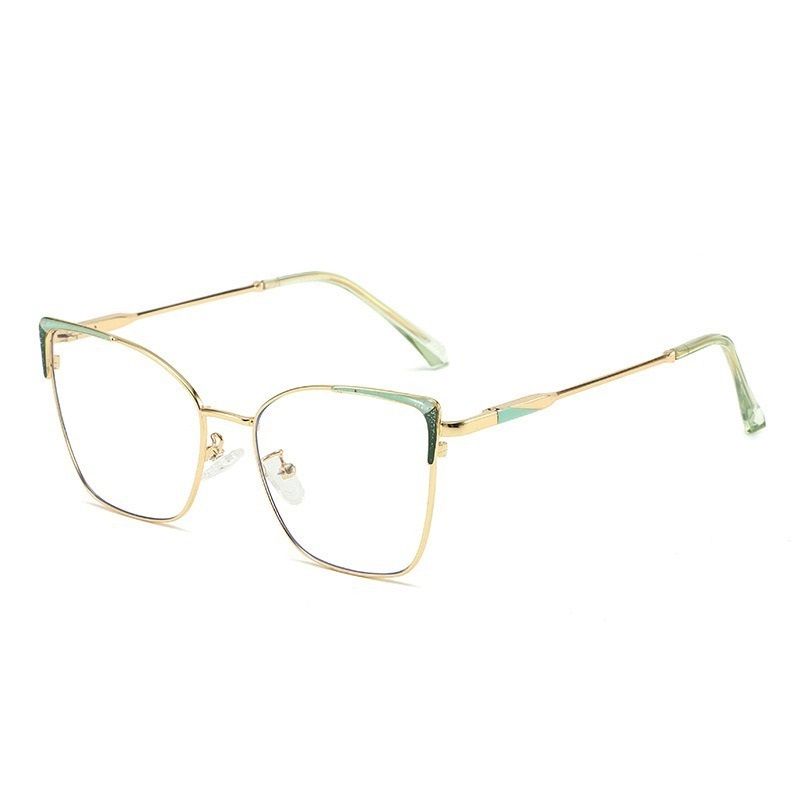 Latest Photochromic Glasses Retro Women Glasses Lunettes Spectacle Frame Eyeglasses Cat Eye Glasses Metal Frames 1pc