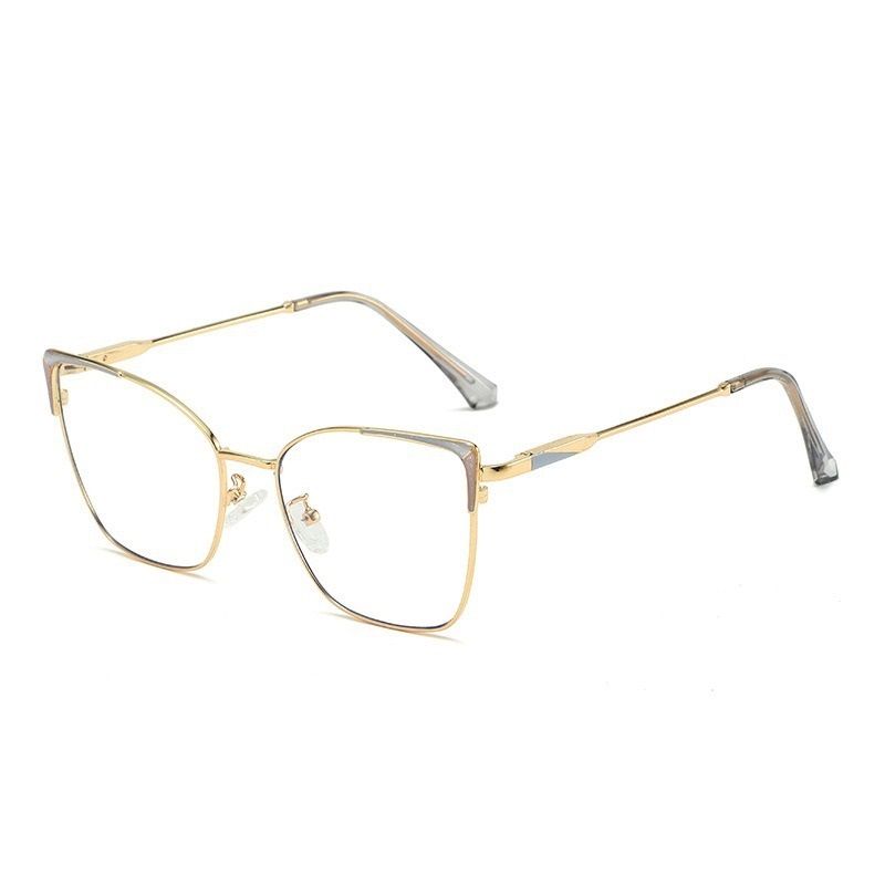 Latest Photochromic Glasses Retro Women Glasses Lunettes Spectacle Frame Eyeglasses Cat Eye Glasses Metal Frames 1pc
