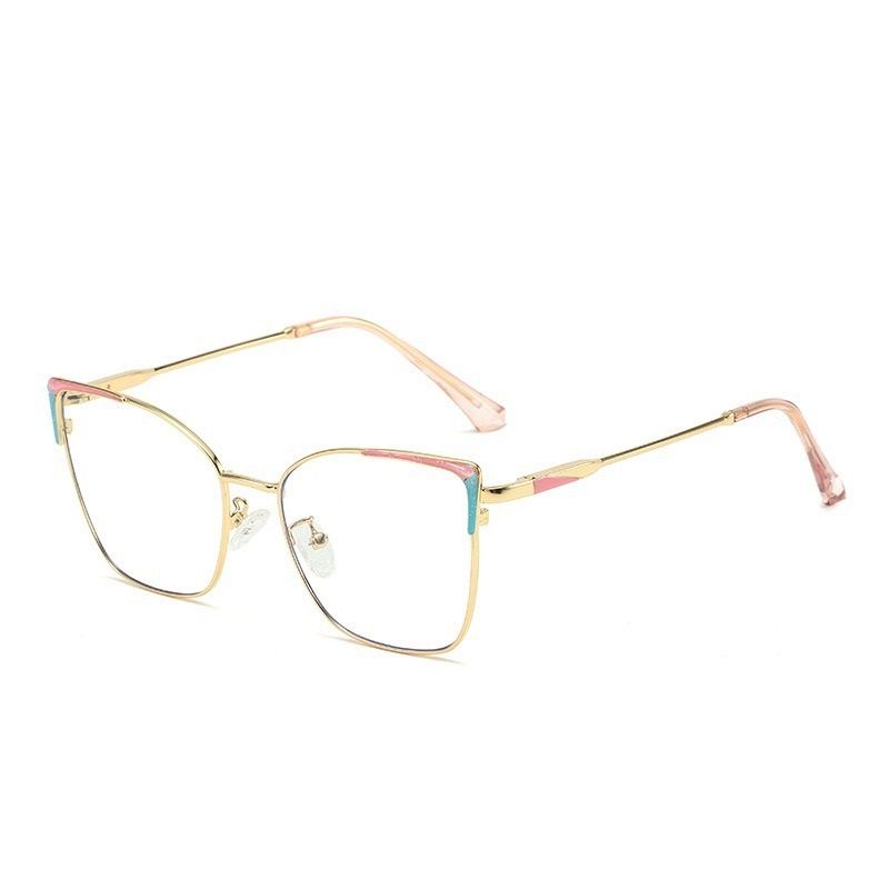 Latest Photochromic Glasses Retro Women Glasses Lunettes Spectacle Frame Eyeglasses Cat Eye Glasses Metal Frames 1pc