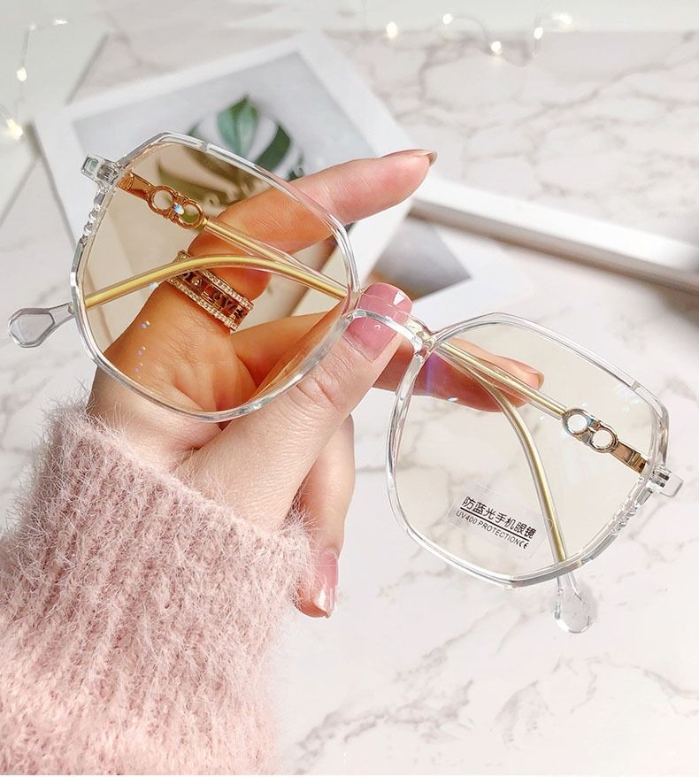 Photochromic Lens Anti Blue Light Round Brown Tawny Retro Photo Grey Lenses 2026 Computer Optical Girls Women Transition Glasses 1PC