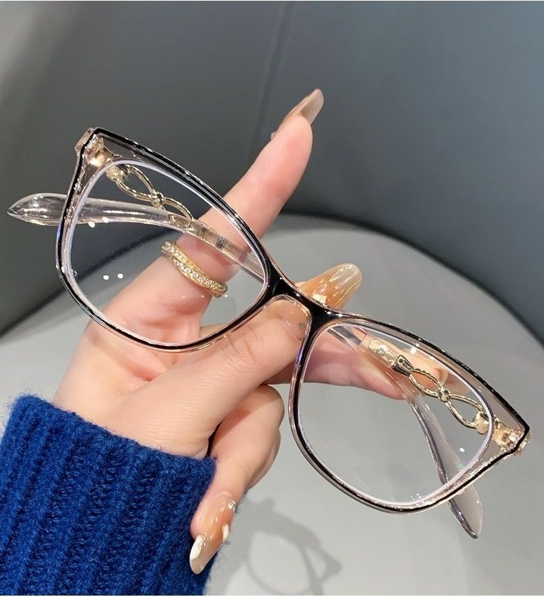 Cat Eye Fashion Anti-blue Light Blocking PC Frame High Quality Unisex Reading Glasses for All Face Shapes 1PC
