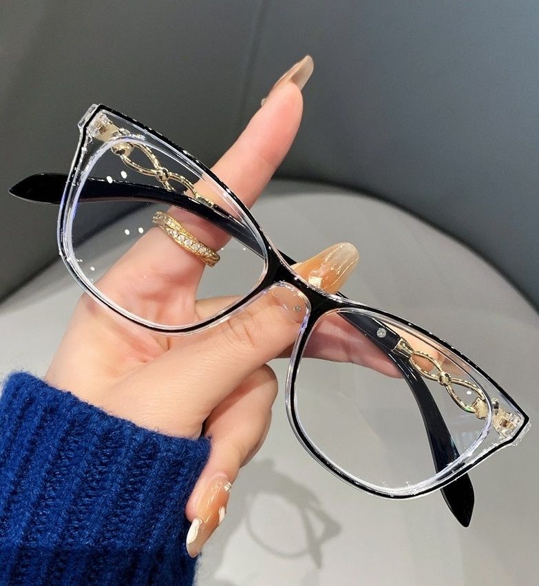 Cat Eye Fashion Anti-blue Light Blocking PC Frame High Quality Unisex Reading Glasses for All Face Shapes 1PC