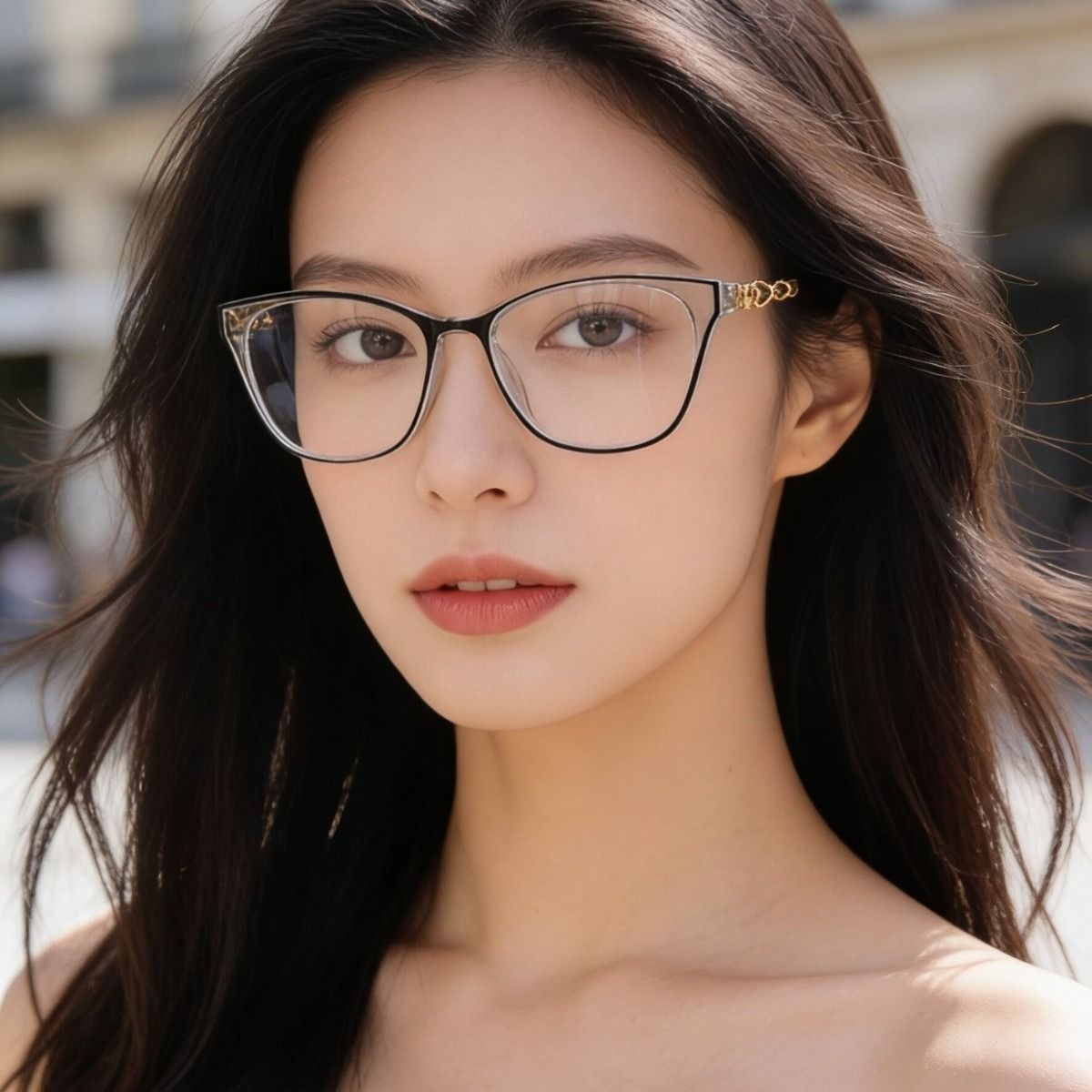 Cat Eye Fashion Anti-blue Light Blocking PC Frame High Quality Unisex Reading Glasses for All Face Shapes 1PC