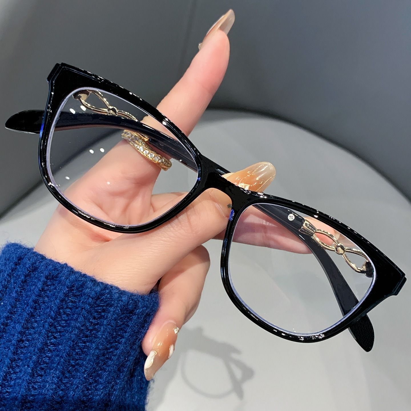 Cat Eye Fashion Anti-blue Light Blocking PC Frame High Quality Unisex Reading Glasses for All Face Shapes 1PC