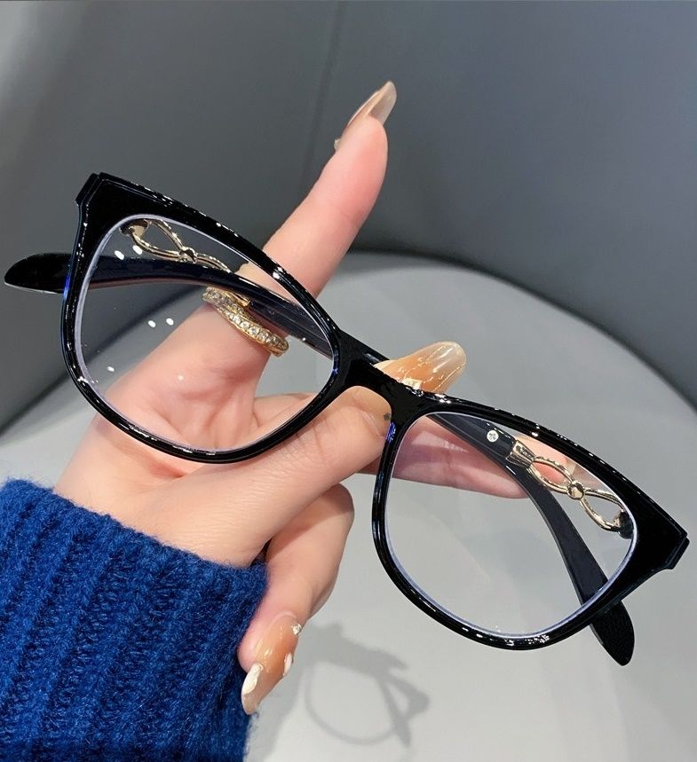 Cat Eye Fashion Anti-blue Light Blocking PC Frame High Quality Unisex Reading Glasses for All Face Shapes 1PC