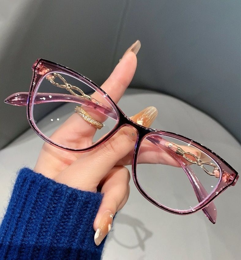 Cat Eye Fashion Anti-blue Light Blocking PC Frame High Quality Unisex Reading Glasses for All Face Shapes 1PC