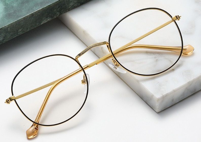 High Quality Fashion Retro Anti Blue Light Blocking Glasses Photochromic Eyeglasses Photochromic Glasses Kacamata Photocromic 1PC