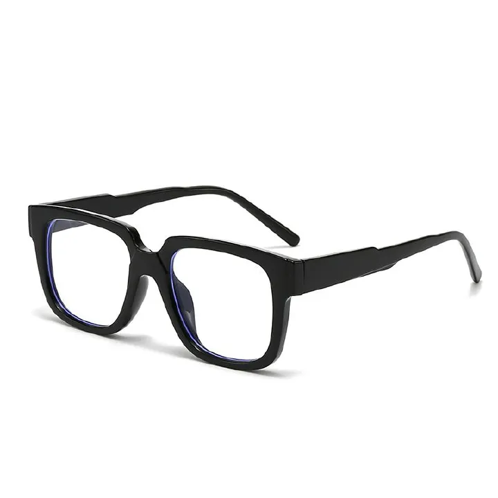 Factory Direct Sales Retro Trendy Solid Lightweight Unisex Eyewear Optical Anti Blue Light Prescription Spectacles Square 1PC