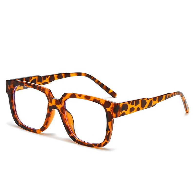 Factory Direct Sales Retro Trendy Solid Lightweight Unisex Eyewear Optical Anti Blue Light Prescription Spectacles Square 1PC