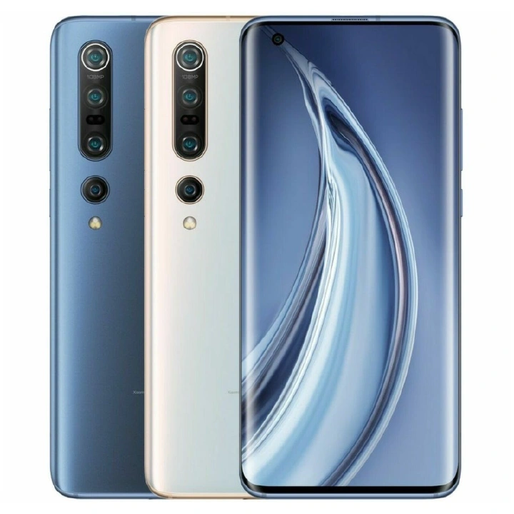 Refurbished Phone Xiaomi 10 Pro(Mi 10 Pro) FINGERPRINT,CURVED SCREEN 5G 6.67'' Dual SIM AMOLED 90Hz Refesh Rate Screen 12(8+4)GB RAM+256GB ROM 4500 mAh Back Camera100+20+12+8MP
