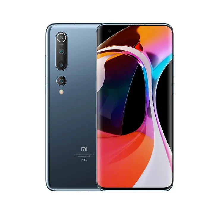 Refurbished Phone XIAOMI MI 10 12(8+4)GB RAM 90Hz AMOLED Snapdragon 865 5G 108MP Underdisplay Fingerprint 4780mAh VC Liquid Cool Dual 5G Network Wifi-6 Smart Phones