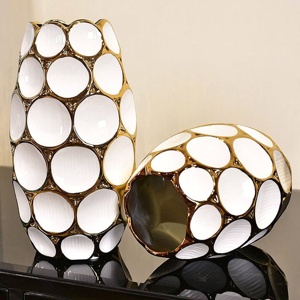 Vase Decoration Living Room Flower Arrangement Creative Simple Ceramic Dried Flower Decoration Home