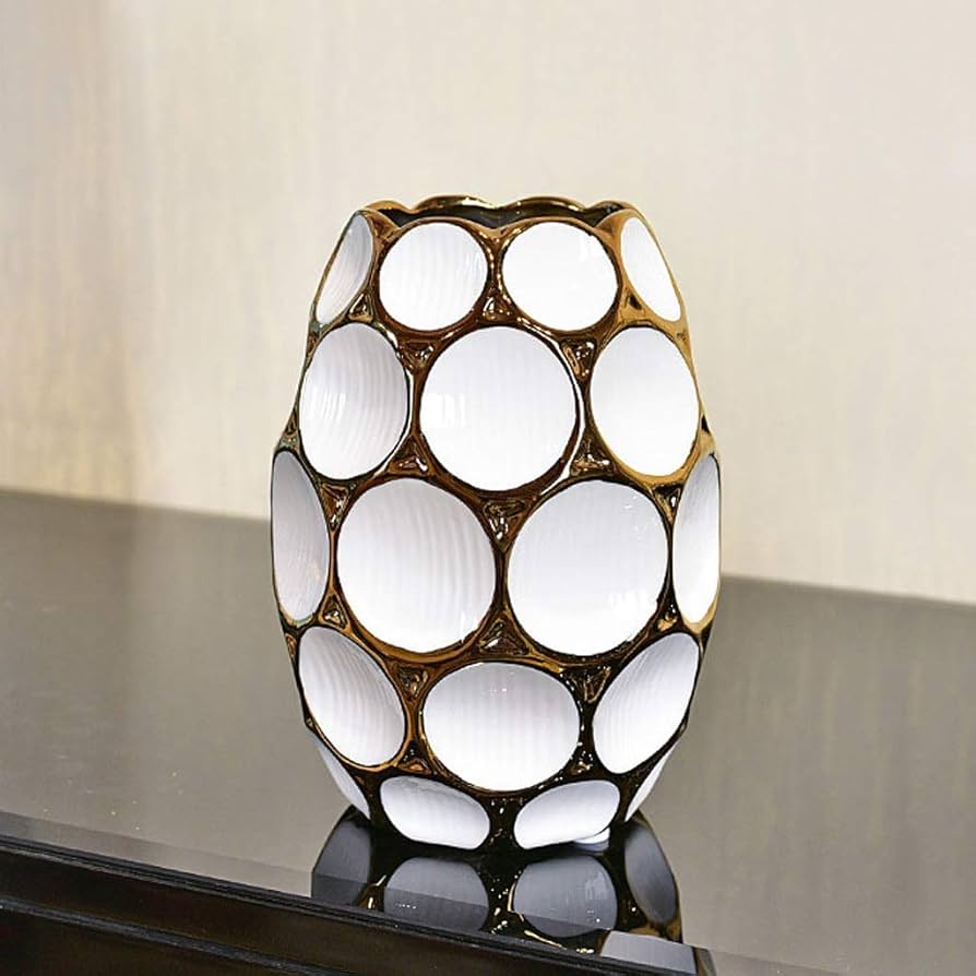Vase Decoration Living Room Flower Arrangement Creative Simple Ceramic Dried Flower Decoration Home