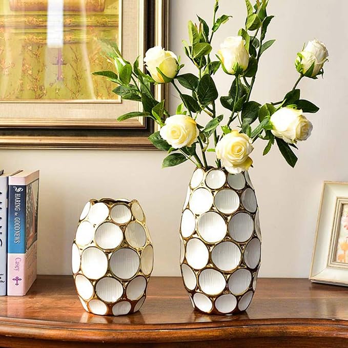 Vase Decoration Living Room Flower Arrangement Creative Simple Ceramic Dried Flower Decoration Home