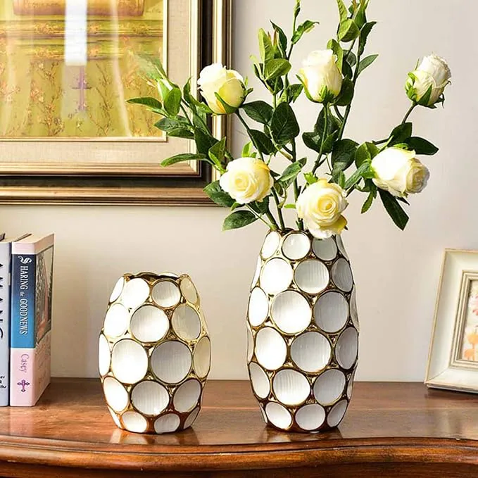 Vase Decoration Living Room Flower Arrangement Creative Simple Ceramic Dried Flower Decoration Home