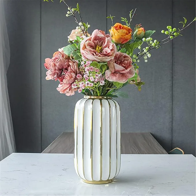 Vase Decoration Living Room Flower Arrangement Creative Simple Ceramic Dried Flower Decoration Home