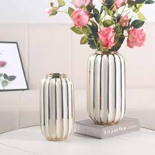 Vase Decoration Living Room Flower Arrangement Creative Simple Ceramic Dried Flower Decoration Home