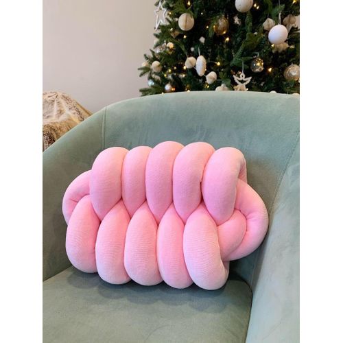 Knot Throw Pillow Velvet Material