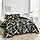 Luxury Gold Marble Duvet Cover Set with Foil-Style Finish – Elegant Bedding for Modern Bedrooms