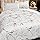 Luxury Gold Marble Duvet Cover Set with Foil-Style Finish – Elegant Bedding for Modern Bedrooms