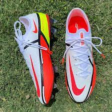 ORIGINAL WHITE PHANTOM GT 2 ELITE FG FOOTBALL CLEATS, QUALITY SOCCER BOOTS