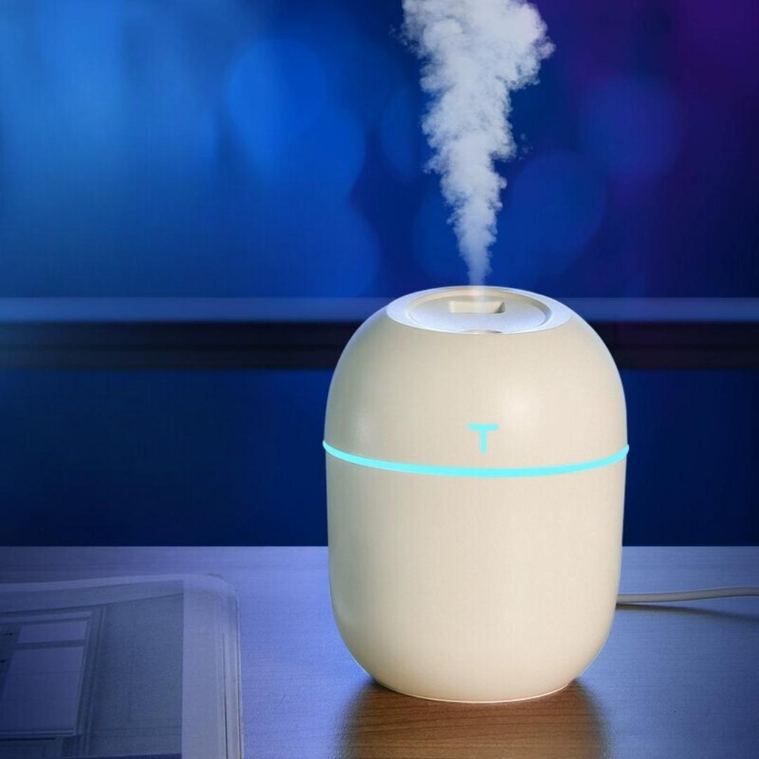 ORIGINAL MINI ULTRASONIC AIR HUMIDIFIER, QUALITY AROMATHERAPY DIFFUSER