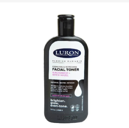 Luron Niacinamide Hydrating Facial Toner 210ml Alcohol-free Facial Toner pH-balances, Hydrates, Refreshes Brightens Glow Even Tone Soothes your skin