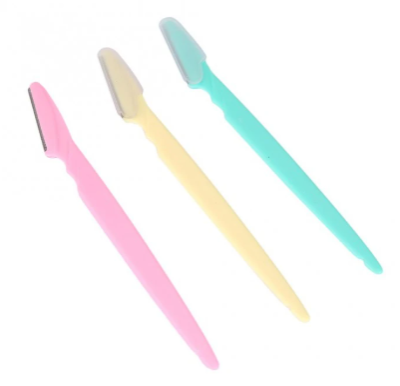 3pcs Women & Men  Makeup Facial Tool Eyebrow Razor Trimmer Blade Shaver Knife