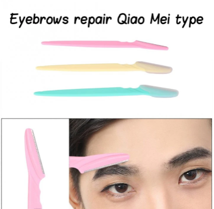 3pcs Women & Men  Makeup Facial Tool Eyebrow Razor Trimmer Blade Shaver Knife