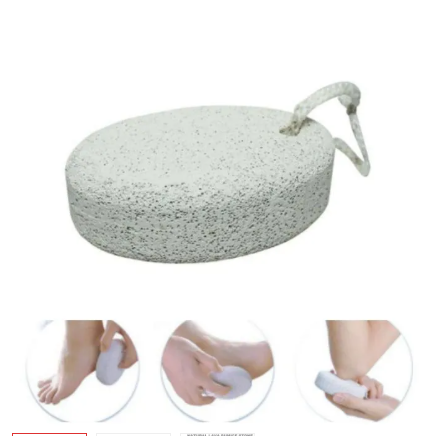 2Pcs Pumice Stone For Feet Scrub & Exfoliating Dead Dry Skin Callus Remover Hands Scrubber