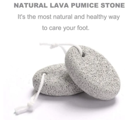 2Pcs Pumice Stone For Feet Scrub & Exfoliating Dead Dry Skin Callus Remover Hands Scrubber