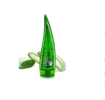 1Pc Fruit Of The Wokali Aloe Vera Soothing Gel Sunburn Repair Gel 99% Natural AloeVera Content Treat Sun Burns and Repairs Skin Faster Hydrating and Moisturizing Cream
