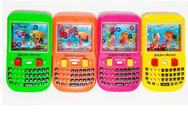 1Pc Water Game Aquatic Ring Phone Toy Kids Adults Pass Time Toy Puzzle Gift