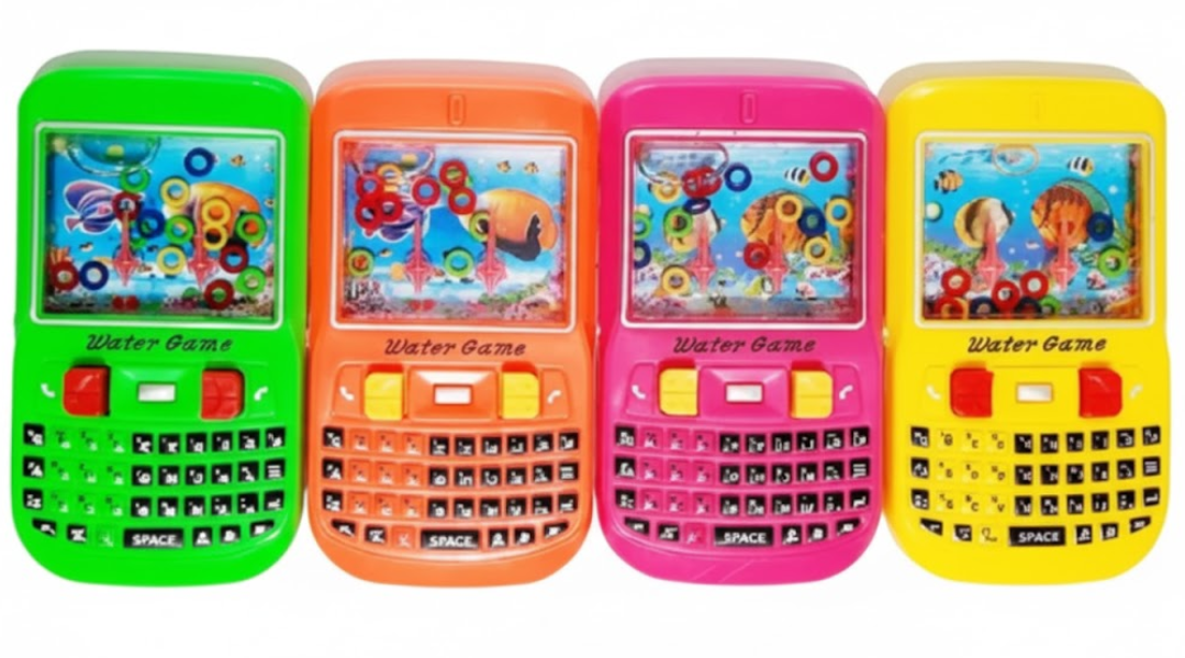1Pc Water Game Aquatic Ring Phone Toy Kids Adults Pass Time Toy Puzzle Gift
