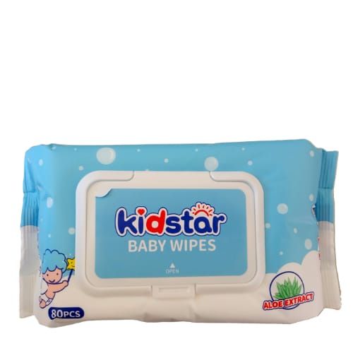 KIDSTAR BABY WET WIPES 80PCS VALUE PACK . KIDSTAR QUALITY PRODPRODUCT