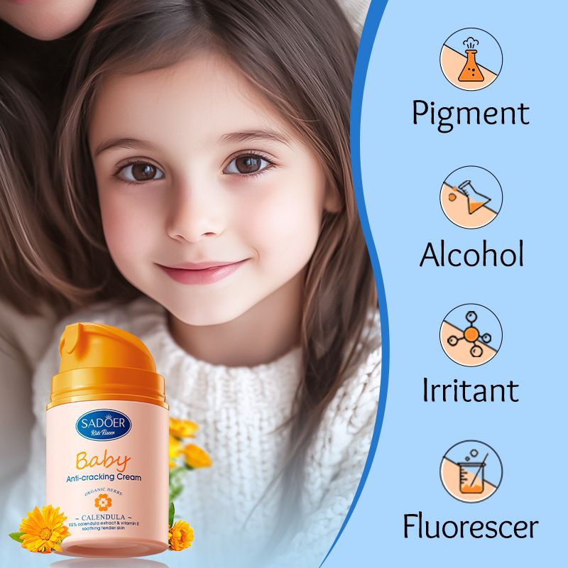 Baby Cream，Protecting Children's Face & Body, Calendula Vitamin E, Anti-Cracking, Moisturizing The Skin,Preventing Redness, Freezing Cracking Soothing And Caring , Making Delicate, Soft, Smooth