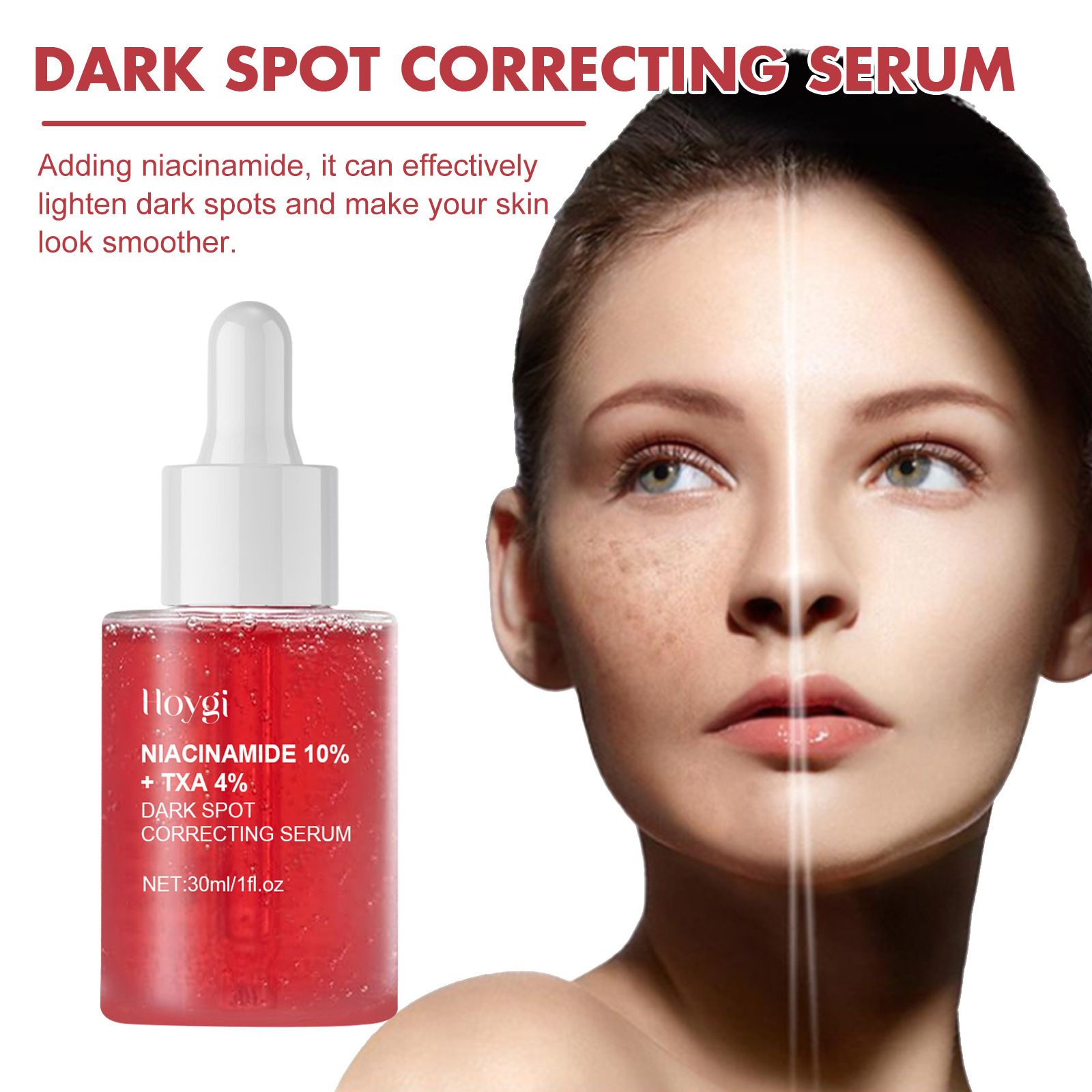 Natural Plants Serum - Skin Care - Moisturize Hydrating Brightening Whitening Acne Treatment | Firming Anti-wrinkle Deeply Nourish Smooth Anti-dark Repair Skin | Salicylic Acid Niacinamide