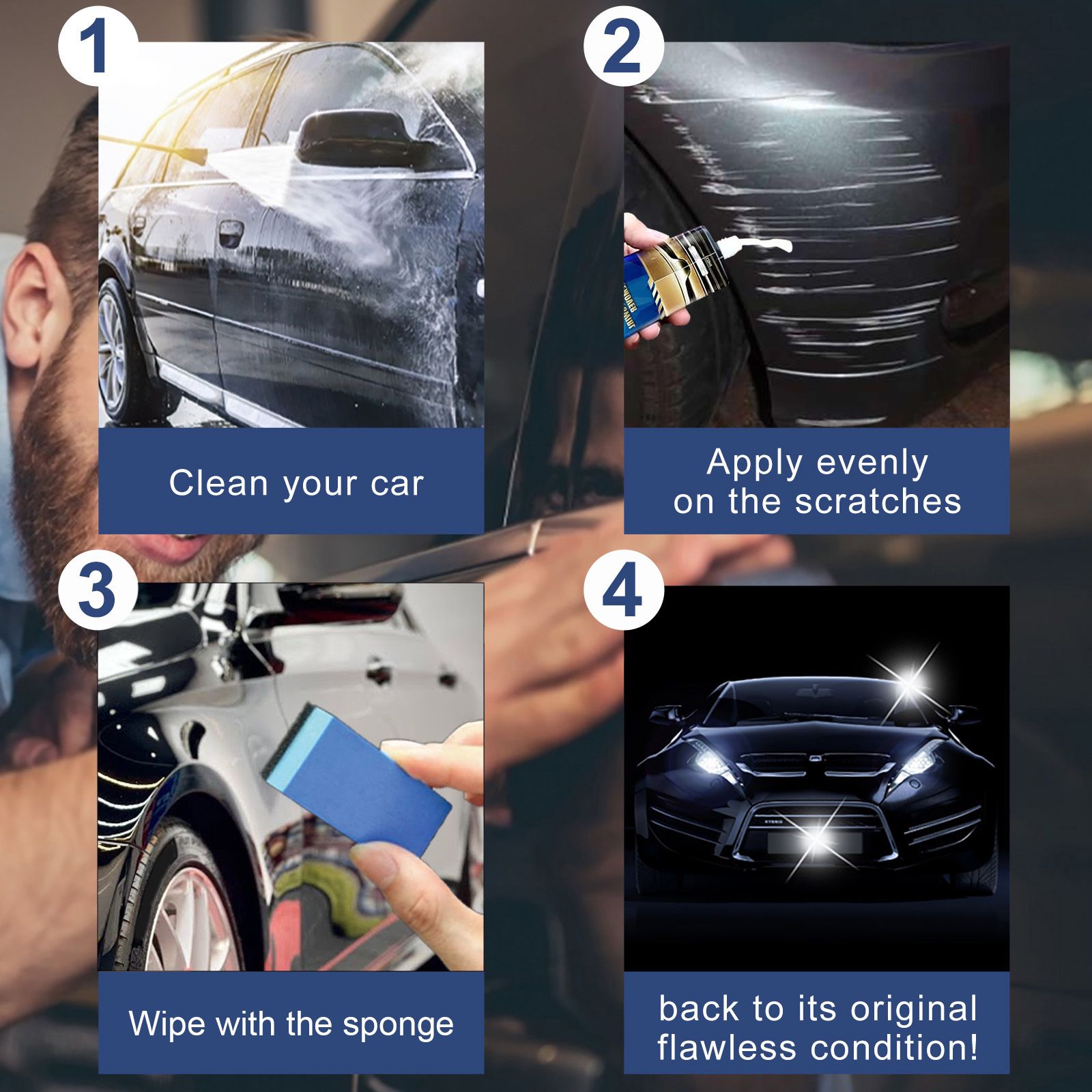 Car Slight Scratch & Swirl Remover| Automotive Tools & Supplies | Automotive Care & Detailing | Waxes & Polishes |Repairs Surface Small Scratches Paint