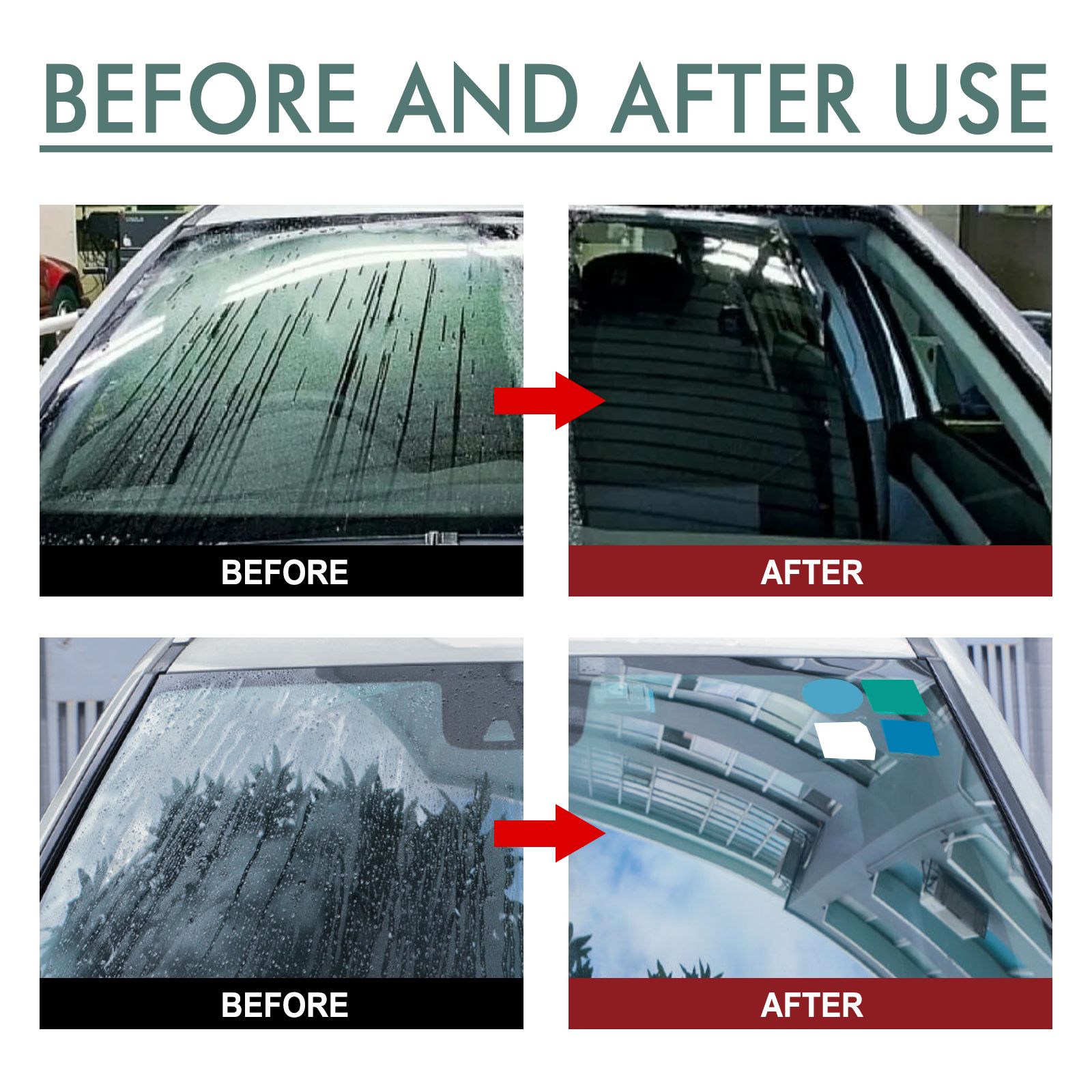 Car Glass Cleaner, Car Glass Anti Fog Hydrophobic Coating Spray, Rainproof Defogger Spray,Car Windshield Mirror Cleaning Oil Film Remover Liquid for Car Windshield,Track, Mirror, Sunglasses,Car Glass