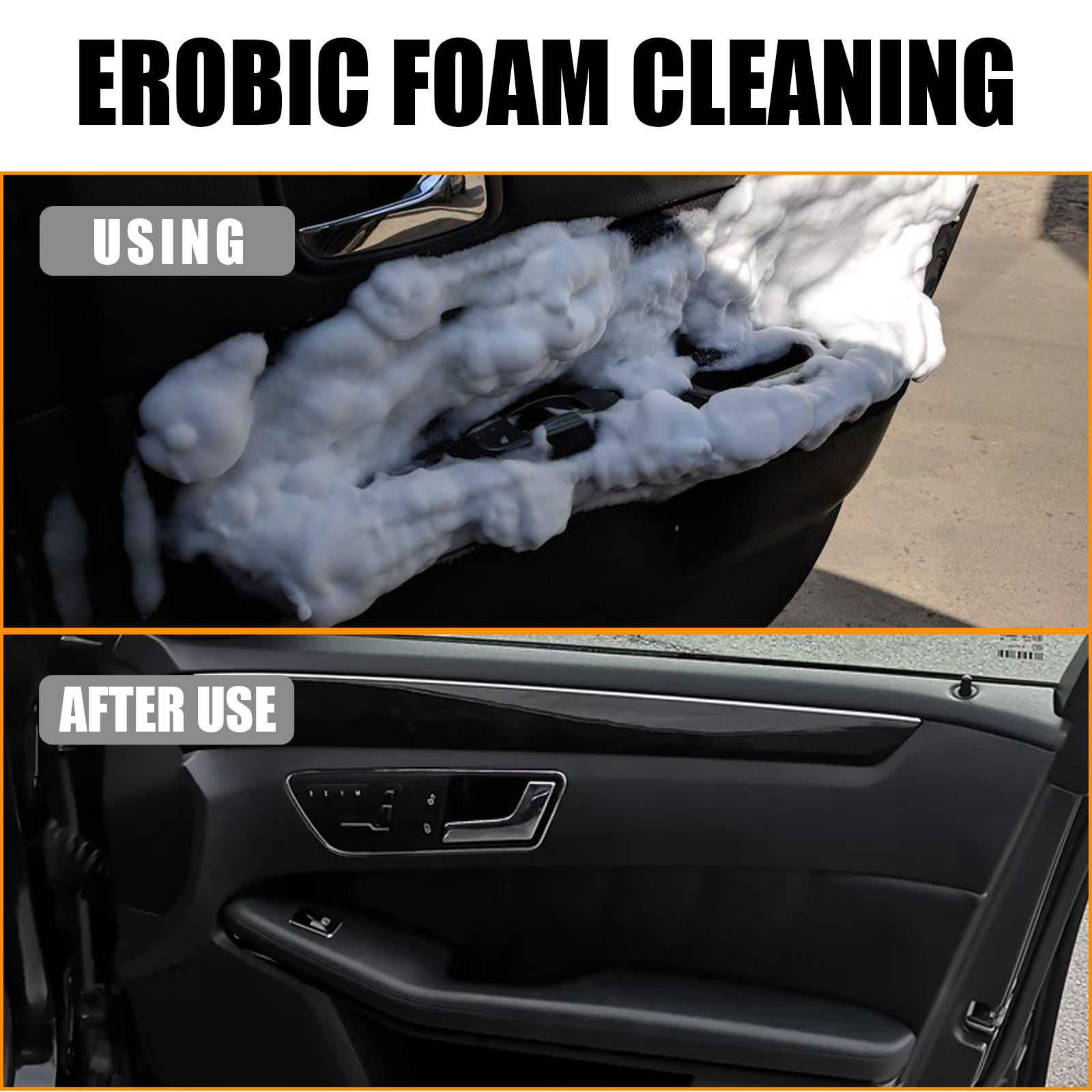 Car Foam Cleaner,Automotive Erobic Foam Cleaning,Safe On All Surfaces,Mild And Non-rritating,more Environmentally Friendly,Natural Without Corrosion,Mild Without Irritation